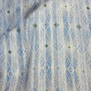 Leichter Bekleidungsstoff Webware Blusenstoff Muster blau