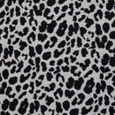 Swafing Emily Jacquard Jersey Stoff Leo Muster schwarz weiß