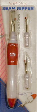 Nahttrenner Soft Grip mit auswechselbarer Klinge rot