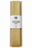 Schrägband Glitzer gold Rico Design