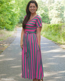 Swafing Happy Stripes Viskose Jersey Stoff by Cherry Picking