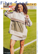 Fibre Mood Nylon Waterproof Webware Stoff gebrochenes weiß