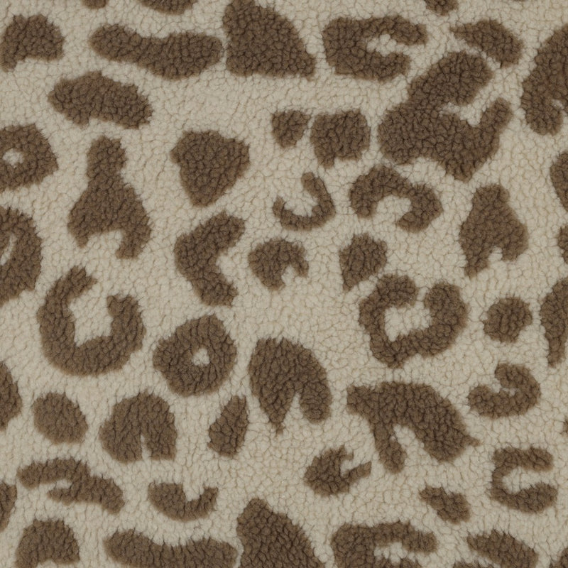 Teddy Stoff Jackenstoff Leo braun beige