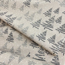 Christmas Canvas Deco Stoff Weihnachten beige