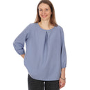 Papierschnittmuster Studio Schnittreif Schlupfbluse mit Kellerfalte Frau Suki