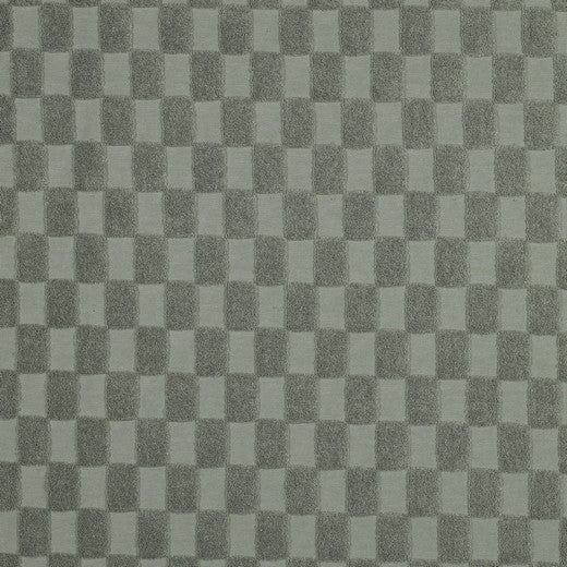 Frottee Jersey Stoff Checks grün