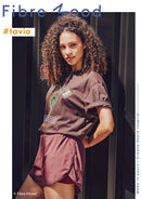 Fibre Mood Nylon Waterproof Webware Stoff aubergine