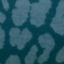 Swafing Emily Jacquard Jersey Stoff Leo Muster petrol