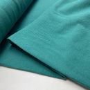 Swafing Istanbul Pique Jersey Stoff uni grün petrol