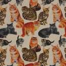 Swafing Ulli Canvas Stoff Katzen