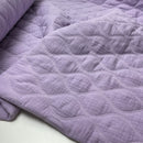 Jacken Doubleface Musselin Stepp Stoff Stepper flieder