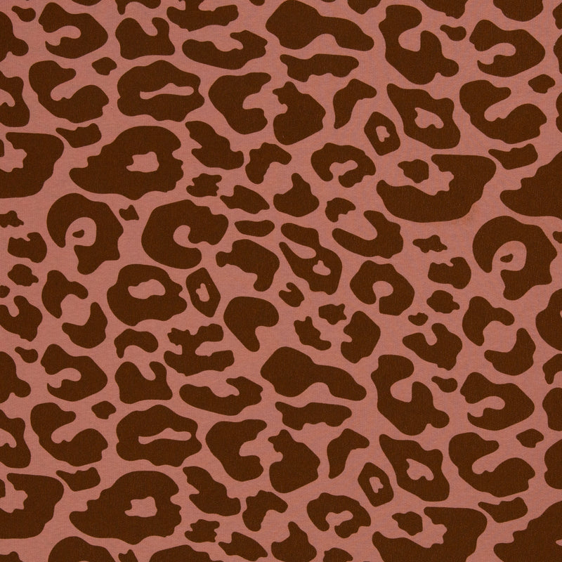 Swafing Leo Heavy Sweat Stoff Animal print braun