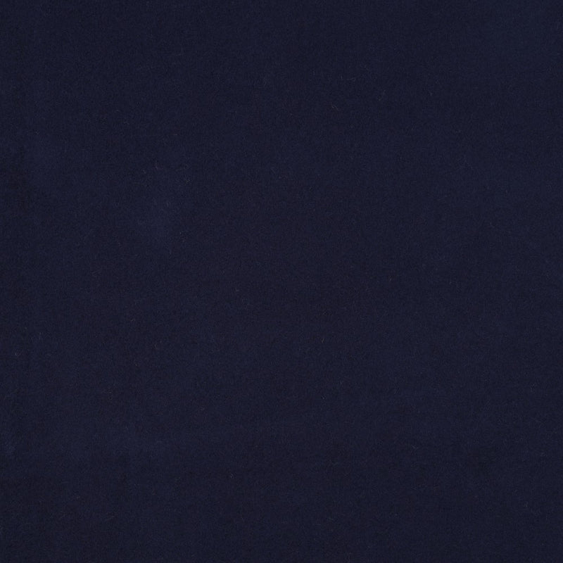 Baumwoll Fleece Stoff uni dunkelblau