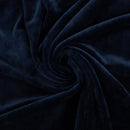 Swafing Kelz Nicki Samt Stoff mit Elasthan blau