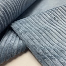 Samtcord Stoff Swafing Wanja uni blau