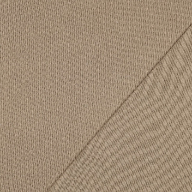 Baumwolle Strick Stoff beige