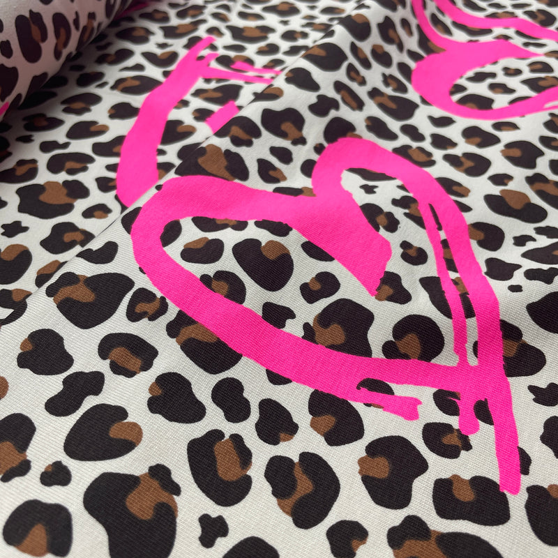 French Terry Sweat Stoff Leomuster neon