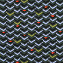 Cotton Satin Baumwolle Muster oliv