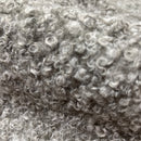 Boucle Stoff Jackenstoff grau meliert