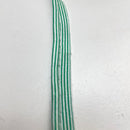 1 Meter Paspel Paspelband gestreift grün