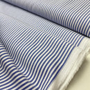 Cotton Baumwolle Webware Streifen blau