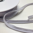 1 Meter Paspel Paspelband gestreift blau