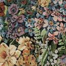 Gobelin Stoff Blumen Muster bunt
