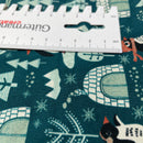 Swafing Polar Playtime French Terry Sweat Stoff by Bienvenido Colorido petrol