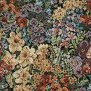 Gobelin Stoff Blumen Muster bunt