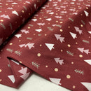 Baumwolle Weihnachten Stoff rot Swafing Björn