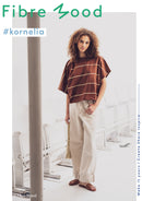 Fibre Mood Jersey Stoff Streifen braun gelb