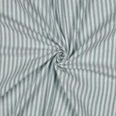 Musselin Double Gauze Baumwolle Streifen mintfarben