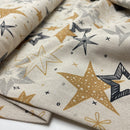 Swafing Christmas Canvas Stoff Weihnachten beige
