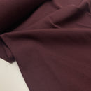 Fibre Mood Bündchen Stoff uni rot braun