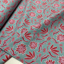 Canvas Stoff Retro Flowers by Emjo Design