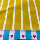 Jersey Stoff Streifen Swafing Isa gelb