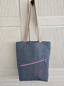 Swafing Emden Jeans Baumwolle Webware Stoff dunkelblau