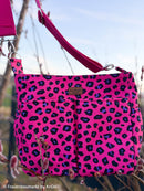 Swafing Abby Canvas Stoff Leo Muster pink