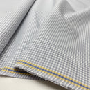 Westfalenstoffe Stoff Oxford Baumwolle kariert grau