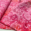 Handgefertigte Batik Baumwolle Muster pink rosa