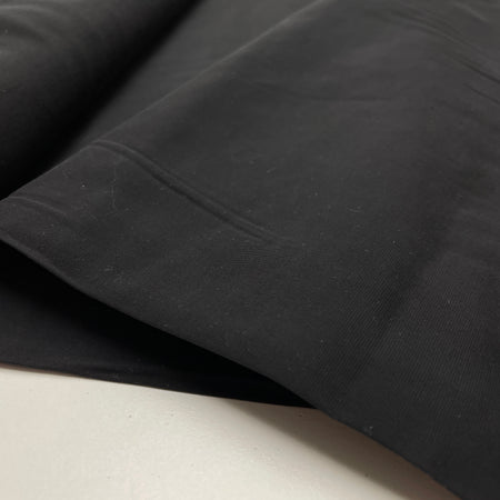 Viskose Stoff sandwash uni schwarz