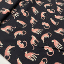 Mies & Moos Cotton Baumwolle Leopard schwarz