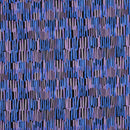 Viskose Stoff mit Stretchanteil Webware Muster blau