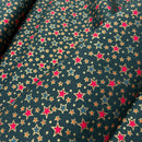 Baumwolle Weihnachten Stoff grün gold Swafing Rudolf