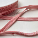1 Meter Paspel Paspelband gestreift rot orange