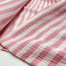 Swafing Sonja Musselin Stoff Double Gauze Baumwolle Streifen rosa