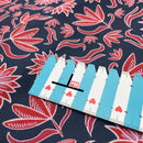 Canvas Stoff Retro Flowers by Emjo Design