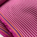 Westfalenstoffe Florenz Stoff Baumwolle Streifen pink