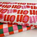 Christmas Canvas Baumwolle Stoff Hohoho