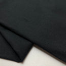 Canvas Baumwolle Stoff schwarz uni